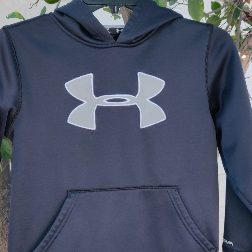 Under armour boy's hoodie size S color black - Picture 3 of 6